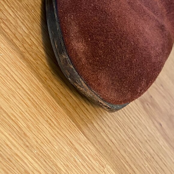 Sole Society Vixen Red Suede Western Booties - Picture 4 of 11